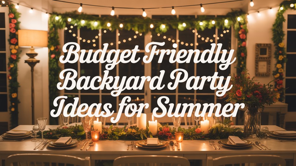 affordable summer outdoor gatherings
