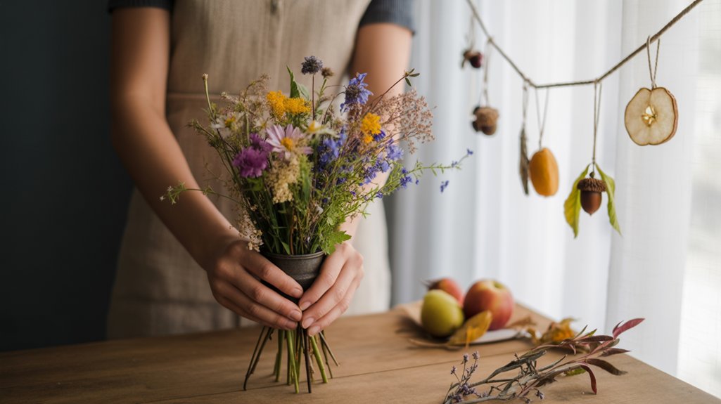 foraged seasonal home decor