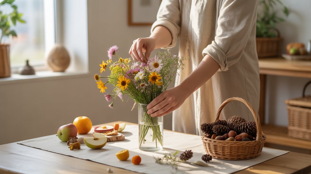 foraging local natural materials
