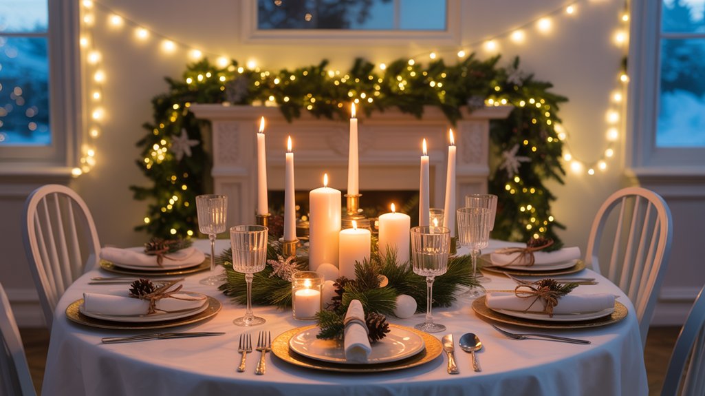 winter wonderland dinner party